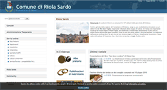 Desktop Screenshot of comune.riolasardo.or.it